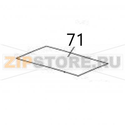 Cover (frame) Sato DR308e Cover (frame) Sato DR308eЗапчасть на деталировке под номером: 71Название запчасти на английском языке: Cover (frame) Sato DR308e.