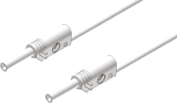 Провод тестовый 0.5 м, 10 A, 1000 В/AC/DC, белый Hirschmann 975695707