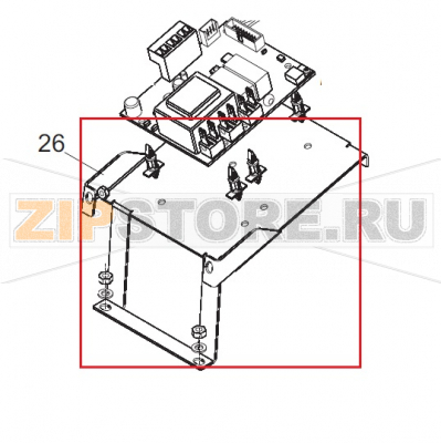 Pc board support Apach ASV2 Pc board support Apach ASV2Запчасть на деталировке под номером: 26Название запчасти Apach на английском языке: Pc board support Apach ASV2
