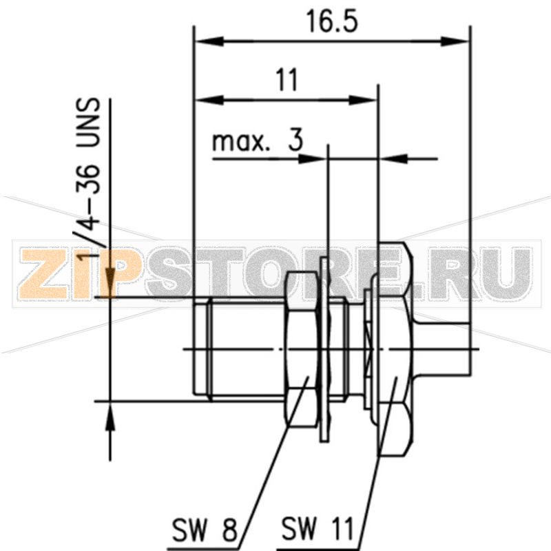 Разъем SMA, 50 Ом, 1 шт Telegärtner J01151A0061 