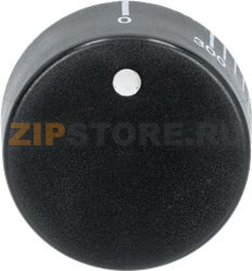 BLACK KNOB ø 40 mm 0-300°C 