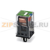 Вставное восьмиконтактное реле с силовыми контактами Phoenix Contact REL-OR- 24DC/2X21