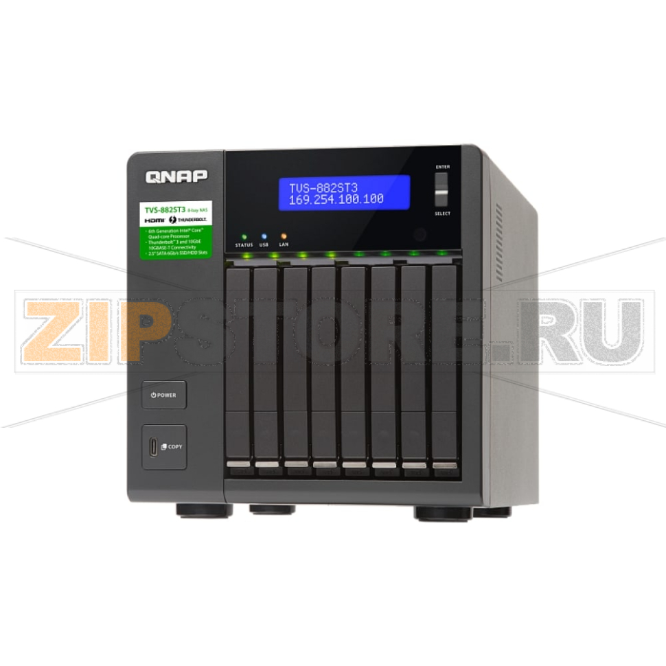 Накопитель сетевой QNAP TVS-882ST3 