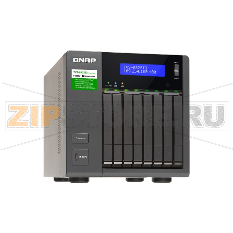 Накопитель сетевой QNAP TVS-882ST3 