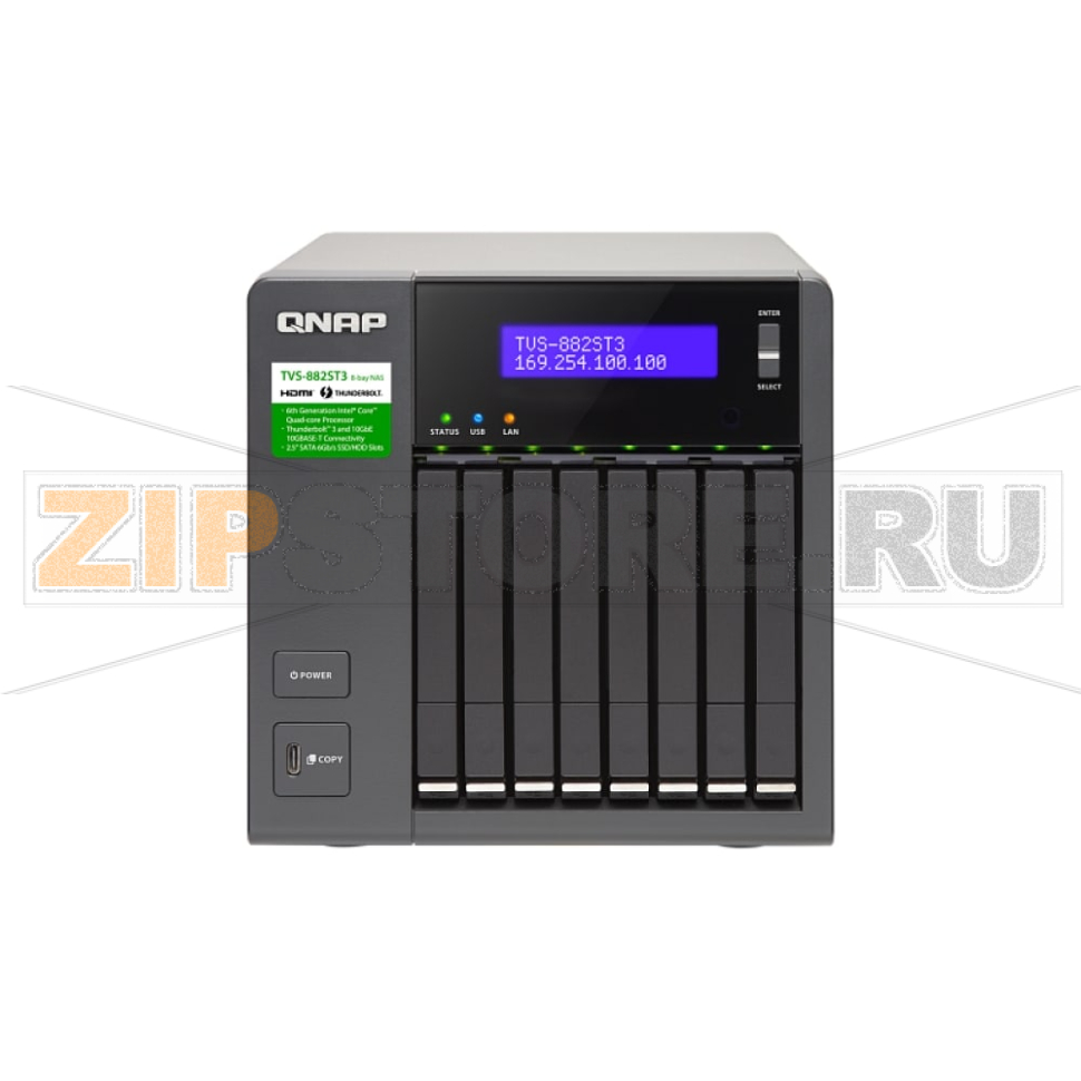 Накопитель сетевой QNAP TVS-882ST3 
