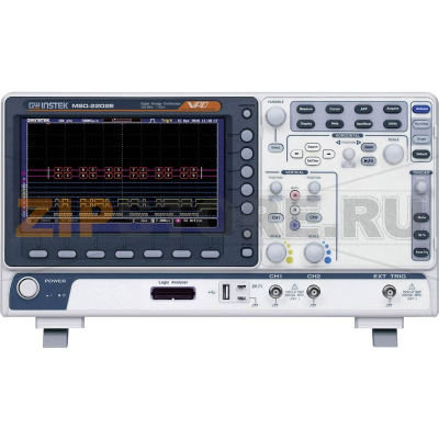 Осциллограф цифровой 200 МГц, 18 каналов, 1 гвыб/с, 10 мб/кан, 8 Бит GW Instek MSO-2202E 