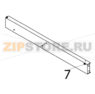 Rivet Hoshizaki IM-65NE-25 Rivet Hoshizaki IM-65NE-25Запчасть на деталировке под номером: 7