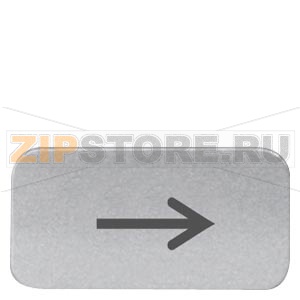 ПЛАСТИНА ДЛЯ НАДПИСИ ДЛЯ 3SB2 СИМВОЛ : СТРЕЛКА НАПРАВЛЕНИЯ ДВИЖЕНИЯ Siemens 3SB2901-2NA 