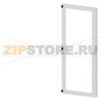 SIVACON, door half, left, inspection window, IP55, H: 2200 mm, W: 800 mm, RAL 7035, Protection class 1 Siemens 8MF1280-2UT25-0BE2
