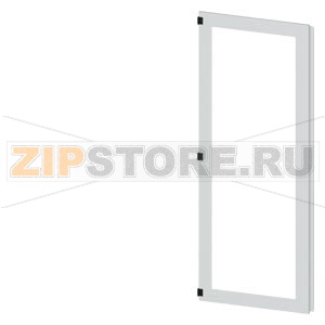 SIVACON, door half, left, inspection window, IP55, H: 2200 mm, W: 800 mm, RAL 7035, Protection class 1 Siemens 8MF1280-2UT25-0BE2 