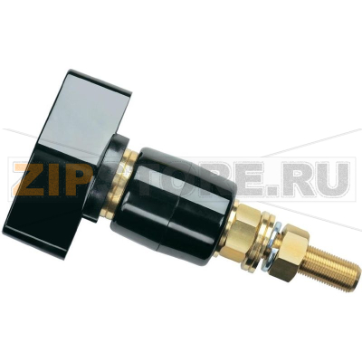 Зажим полюсной 200 А, черный, 1 шт Schützinger POL 201 / SW 