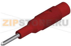 Разъем 2/4 мм, красный Hirschmann MZS 2 RED 