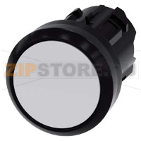 АКТУАТОР КНОПКИ, 22MM, КРУГЛ., ПЛАСТИК, КНОПКА БЕЛАЯ ПЛОСКАЯ, С ФИКСАЦИЕЙ, ДЕБЛОКИРОВКА НАЖАТИЕМ, С ГРАВИРОВКОЙ ЛАЗЕРОМ, НИЖНИЙ РЕГИСТР Siemens 3SU1000-0AA60-0AA0-Z&nbsp;Y12