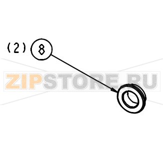 Бронзо-графитовая втулка .312 Datamax A-4606 LH Бронзо-графитовая втулка .312 Datamax A-4606 LHЗапчасть на сборочном чертеже под номером: 8Название запчасти Datamax на английском языке: (10PK) BEARING - FLANGED .312 