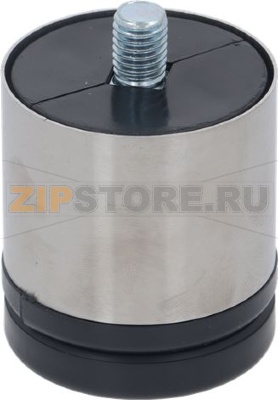 ADJUSTABLE FOOT ST.STEEL/SATINATED H55/6 