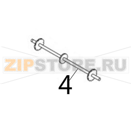 Transmission shaft Airhot CT-300 Transmission shaft Airhot CT-300Запчасть на деталировке под номером: 4