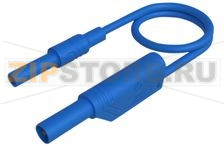 Провод тестовый 0.25 м, синий Hirschmann MAL S WS-B 25/2,5 BLUE 