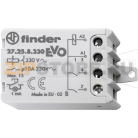 Реле импульсное 230 V (AC), 10 А, 2300 VA Finder 27.25.8.230.0000