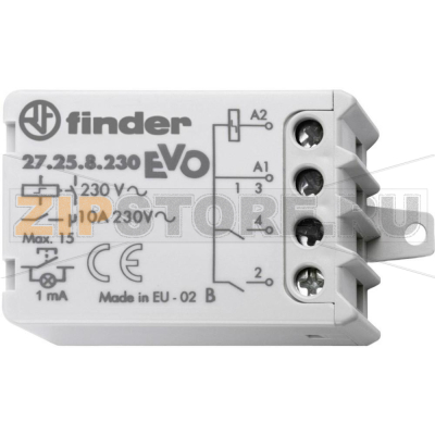 Реле импульсное 230 V (AC), 10 А, 2300 VA Finder 27.25.8.230.0000 
