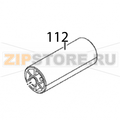 Dis nip roller Sato FX3-LX Dis nip roller Sato FX3-LXЗапчасть на деталировке под номером: 112Название запчасти на английском языке: Dis nip roller Sato FX3-LX.