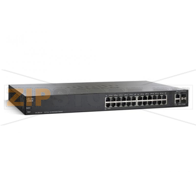 Коммутатор 10/100 Мб/с, 24 порта, RJ-45 Cisco SF250-24P-K9-EU 