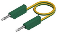 Провод тестовый 2 м, зеленый, желтый Hirschmann MLN 200/2.5 YELLOW/GREEN