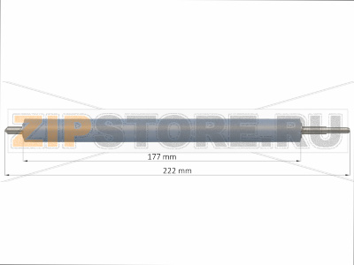 Вал обрезиненный для весов Bizerba Прижимной валик для весов BizerbaПодходит для Bizerba GLP-80