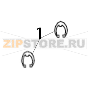 Ring E 12mm, Qty of 5 Zebra 170PAX4 Ring E 12mm, Qty of 5 Zebra 170PAX4Запчасть на деталировке под номером: 1
