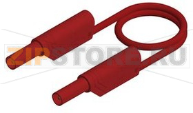 Провод тестовый 0.5 м, красный Hirschmann MLS WS 50/2.5 RED 