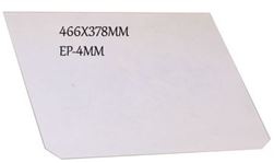 VETRO COPRIVERDURIERA L=466X378X4(2-SMUS 