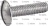 SLOTTED HEAD SCREW M4X10 -200PCS