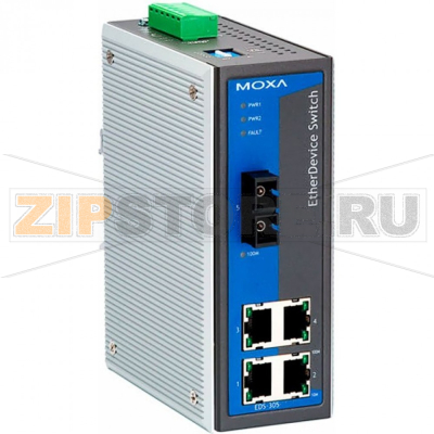 Коммутатор MOXA EDS-305-M-ST 
