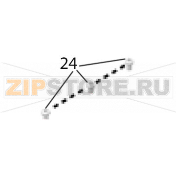 Pan head p tight screw Sato CL4NX Plus Pan head p tight screw Sato CL4NX PlusЗапчасть на деталировке под номером: 24Название запчасти на английском языке: Pan head p tight screw Sato CL4NX Plus.