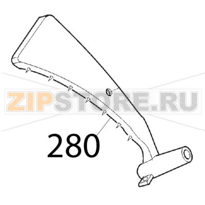 Pressa merce Sirman Topaz 250 Pressa merce Sirman Topaz 250Запчасть на деталировке под номером: 280