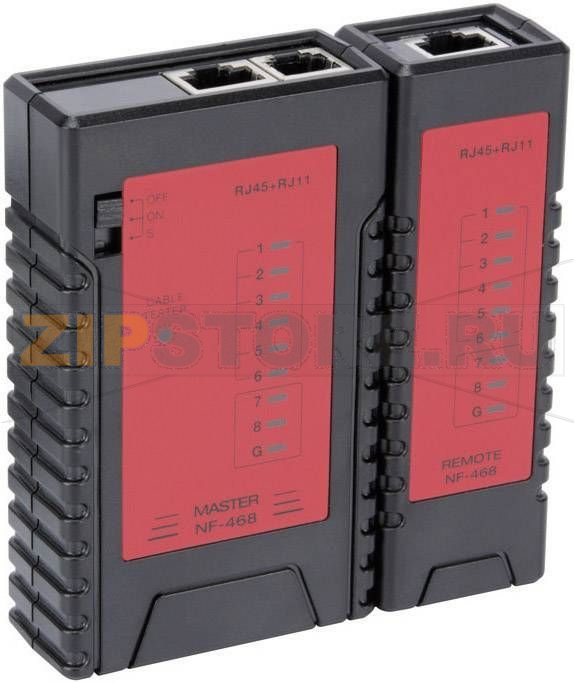Тестер локальной сети для RJ45, RJ12, RJ11 Velleman VTLAN6 