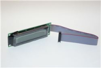 DISPLAY 20X2 LCD WHITE FSTN + FLAT