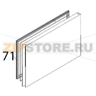 Gasket Angelo Po DS51M Gasket Angelo Po DS51MЗапчасть на деталировке под номером: 71