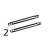 Kit halogen bulbs (Qty 2) Zebra ZXP 8