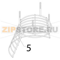 Safety grid, reat part Bear Varimixer AR80 VL-1S