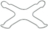 REDUCER TRIVET CHROMED 4 POINTS M-L