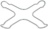 REDUCER TRIVET CHROMED 4 POINTS M-L