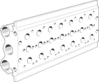 Плита для блочного монтажа Festo PRS-1/4-7-B