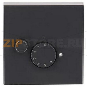 Накладка с поворотной ручкой для термостата, антрацитовая ABB 2TKA00000267 