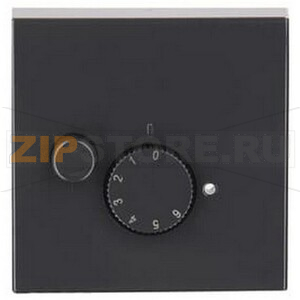 Накладка с поворотной ручкой для термостата, антрацитовая ABB 2TKA00000267 