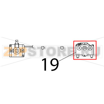 Commutatore EGO 0-1-2 Tecnoinox P81FIE9 Commutatore EGO 0-1-2 Tecnoinox P81FIE9Запчасть на деталировке под номером: 19
