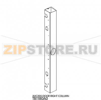 Door right column Unox XVC 205 Door right column Unox XVC 205Запчасть на деталировке под номером: 57Название запчасти на английском языке: Door right column Unox XVC 205
