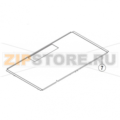Panel Hobart UXT-10A                                          Panel Hobart UXT-10AЗапчасть на сборочном чертеже под номером: 7Название запчасти на немецком языке языке:&nbsp;Panel Hobart UXT-10A

