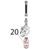 Intake union, gas R3/4 Angelo Po FC1011G