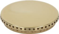 BURNER CAP PRINTED BRASS POLISHED