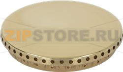 BURNER CAP PRINTED BRASS POLISHED 